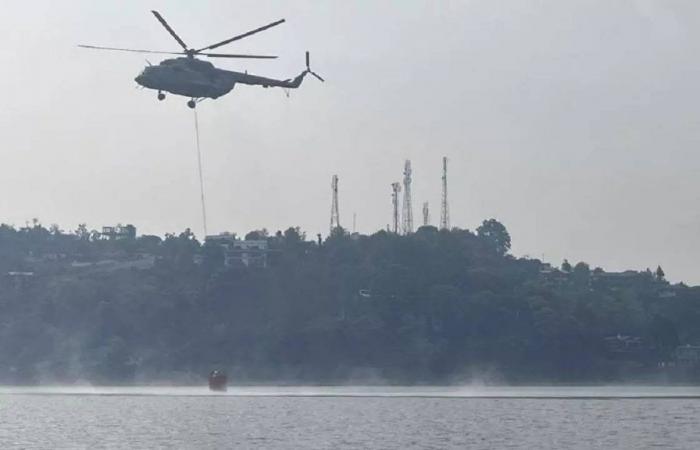 IAF-Helikopter war angebunden, um Waldbrände in Nainital zu löschen, während sich die Lage im Distrikt Uttarakhand verschlechterte | Dehradun-Nachrichten