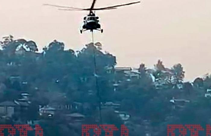 Ein IAF-Hubschrauber war bereit, Waldbrände in Uttarakhand zu löschen