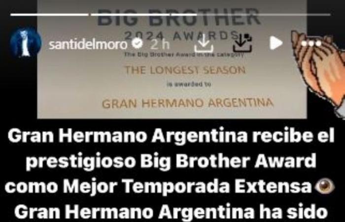 Santiago del Moro feierte die beste Nachricht