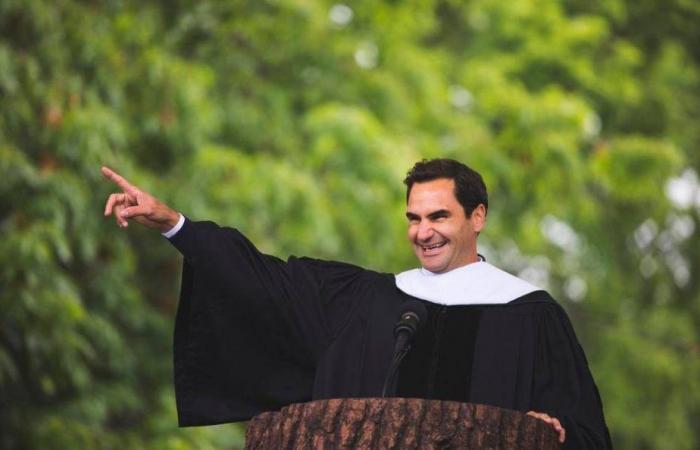 Dies waren die drei Lektionen fürs Leben, die Roger Federer bei der Abschlussfeier in den USA hinterlassen hat
