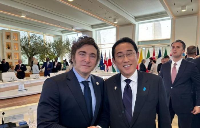 Die wichtigsten Grüße von Javier Milei beim G7 in Italien