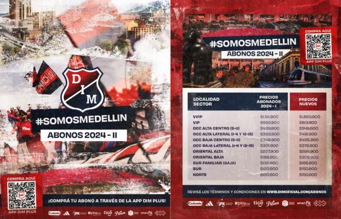 #SomosMedellín: Abonnementkampagne für die Saison 2024-2 gestartet