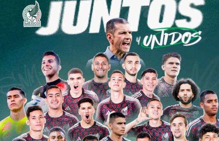 Die mexikanische Nationalmannschaft präsentiert den Aufruf zur Copa América 2024