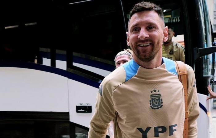 Argentinien kam zum Debüt in der Copa América nach Atlanta: Messi, mit einem reinen Lächeln :: Olé USA