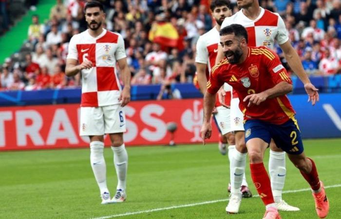 Europapokal: Spanien besiegte Kroatien bei seinem Debüt und Italien leistete seinen Beitrag gegen Albanien