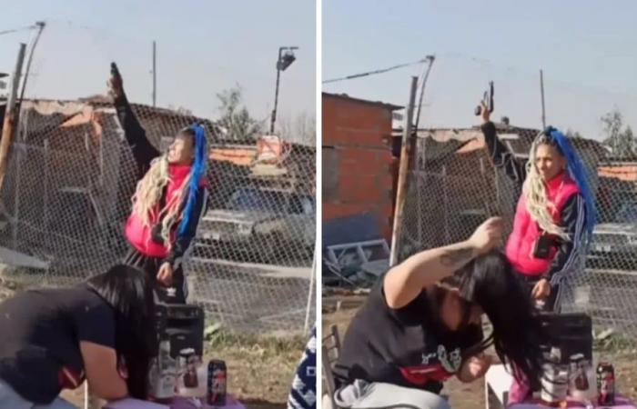 Video: Die Polizei sucht nach der „Avellaneda-Schützenfrau“, die viral ging, weil sie auf der Straße in die Luft schoss