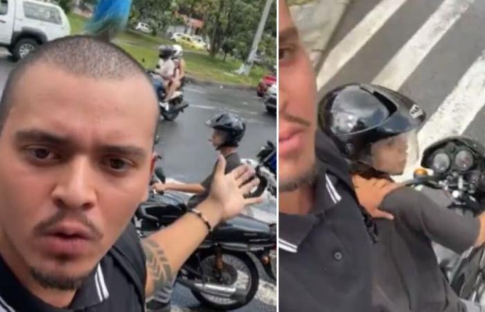 (Video) Mann überfuhr Motorradfahrer, die in Medellín auf dem Fußgängerzebra anhielten: „Erlaubnis, Leute“