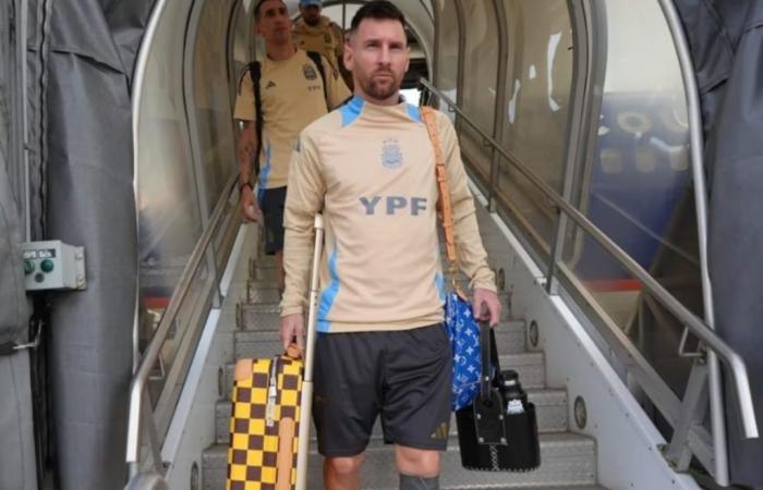 Die argentinische Nationalmannschaft ist in Atlanta angekommen und Lionel Messi ist bereits im Copa-América-Modus