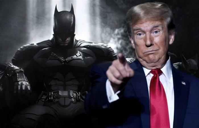 Dies war das surreale Treffen von Christian Bale als Batman mit Donald Trump