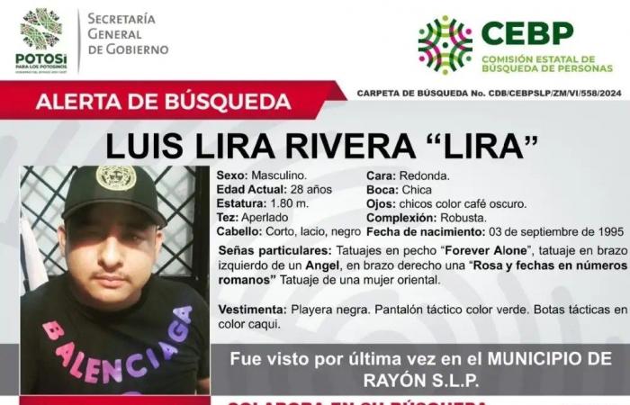 Suchformular für Angehörige der Guardia Civil in SLP – La Jornada San Luis