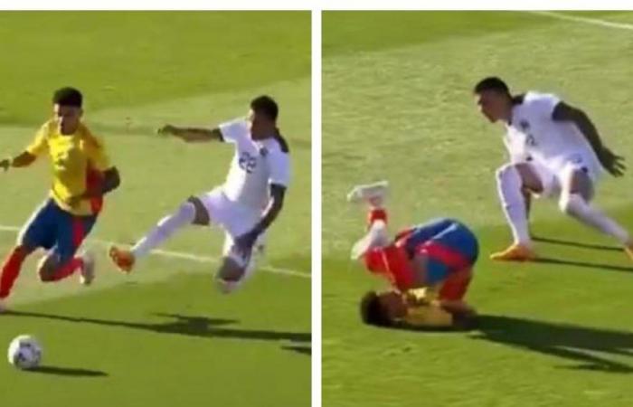 Ein heftiges Foul gegen Luis Díaz ließ die gesamte kolumbianische Nationalmannschaft erzittern, Video