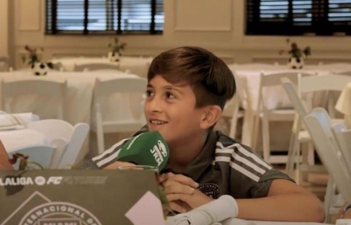 Thiago Messi gab sein erstes Interview und verriet, mit wem er gerne spielen würde