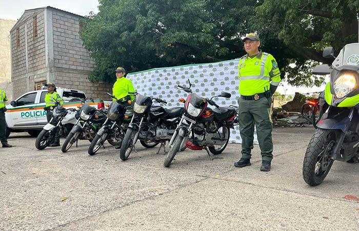 Die Polizei hat in Cesar zehn gestohlene Fahrzeuge sichergestellt