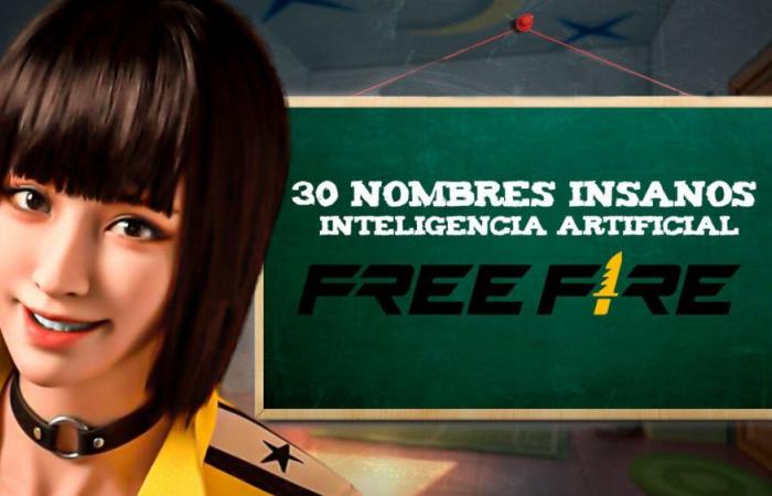 30 verrückte Namen für Free Fire, die von künstlicher Intelligenz erstellt wurden, um Ihnen Angst zu machen