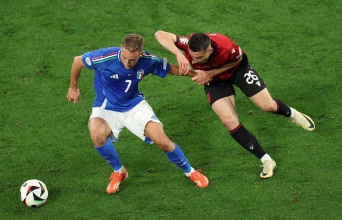 2-1. Italien erholt sich von der anfänglichen Angst und schlägt Albanien