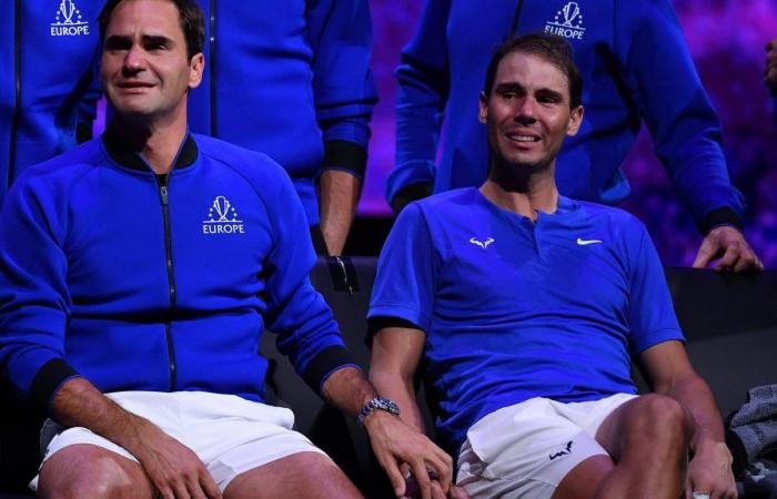 Federer hat das mit Nadal weinende Bild in seinem Haus eingerahmt: „Es spiegelt unsere Freundschaft wider“