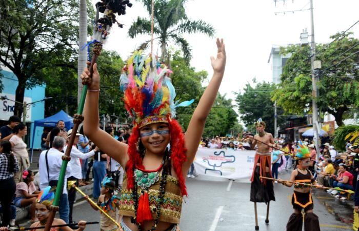 Im Rhythmus von Sanjuanero „übernahmen“ die Kinder die Straßen von Neiva • La Nación