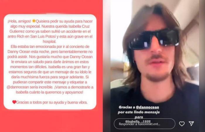 „Ich möchte dich bald sehen“, lautet die Botschaft von Danny Ocean an den Verletzten von Potosina in Rich – El Sol de San Luis