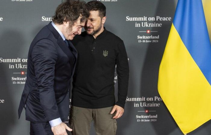 Friedensgipfel: Javier Mileis starke Unterstützung für die Ukraine und Wut auf die russische Diplomatie | Umarmungen mit Selenskyj, einem libertären Freigelassenen und einer gefährlichen Wette