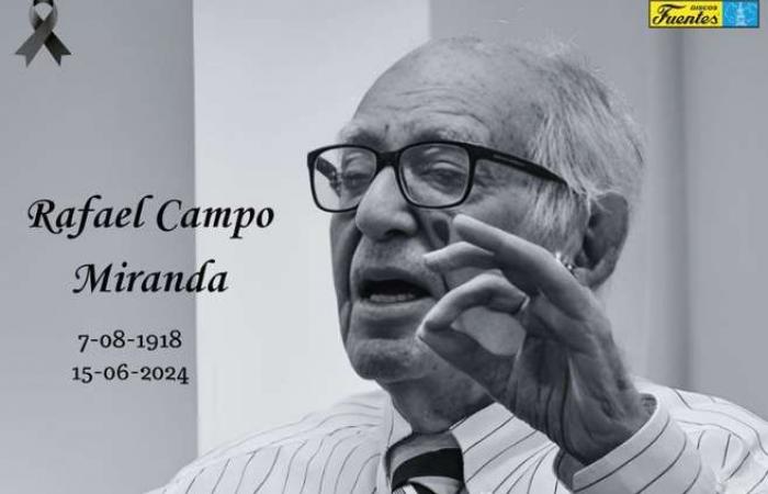 Rafael Campo Miranda, Komponist von „Pájaro Amarillo“, ist gestorben