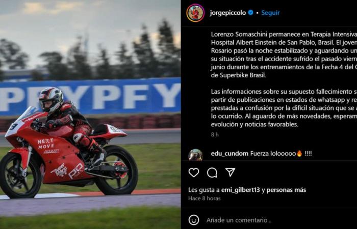 Ein 9-jähriger argentinischer Motorradrennfahrer kämpft um sein Leben, nachdem er in Brasilien einen Unfall erlitten hat