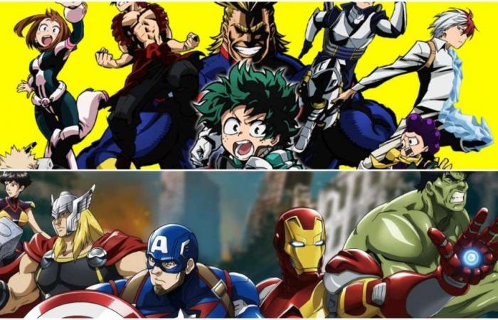 Comic-Helden haben auch Crossovers mit Manga-Charakteren gemacht
