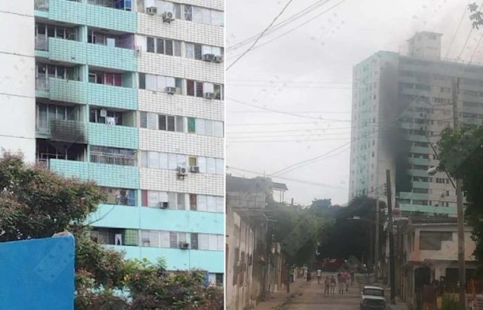 In einer Wohnung eines 18-stöckigen Gebäudes in Santiago de Cuba wurde ein Brand gemeldet