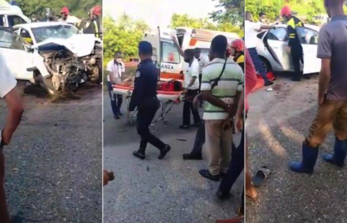 Auto erleidet schweren Unfall auf der Autobahn in Santiago de Cuba