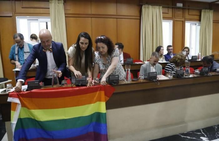 LGTBI+ FLAGGE STADTRAT VON CÓRDOBA | Ein Bericht des Sekretariats unterstützt den Rückzug der LGTBI+-Flagge von der Plenarsitzung in Córdoba