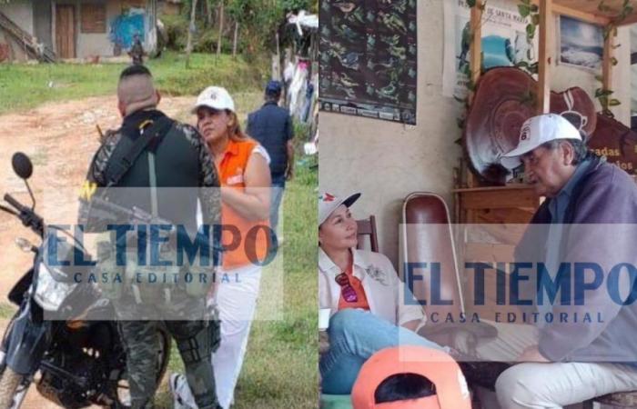 Fotos vom Handy des Pseudonyms Camilo zeigen, dass Mitglieder der Partei Fuerza Ciudadana Kontakte zu Selbstverteidigungskräften hatten