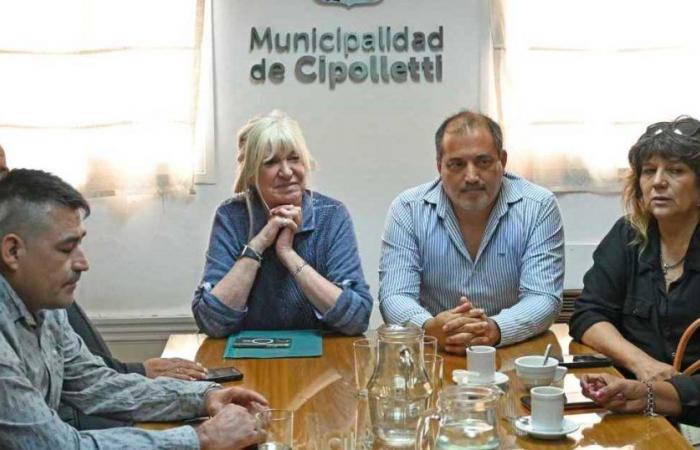 Die Cipolletti-Gewerkschaften fordern die Versetzung städtischer Mitarbeiter in das Werk
