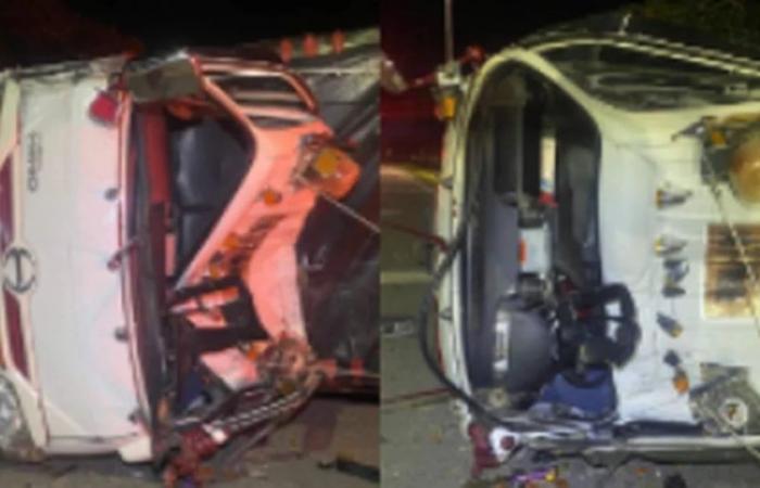 Vater, Mutter und Sohn kamen bei einem Verkehrsunfall in der Nähe von Villavicencio ums Leben