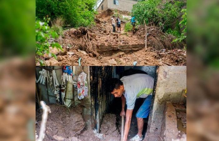 Der Bezirk führt Räumungsarbeiten durch und unterstützt aktiv Familien, die von Erdrutschen betroffen sind