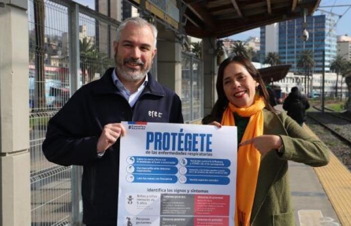 Seremi de Salud und EFE Valparaíso geben Empfehlungen für einen sicheren Transport mit der U-Bahn angesichts des Winters – Radio Festival