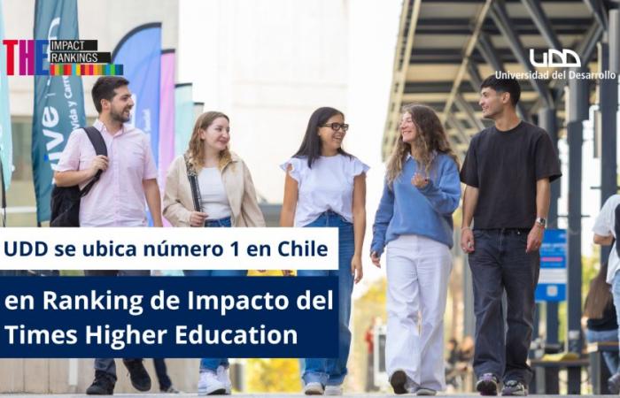 UDD belegt im Times Higher Education Impact Ranking den ersten Platz in Chile