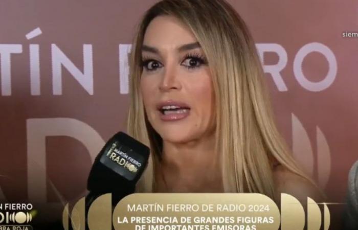Fátima Florez sprach bei den Martín Fierro Radio Awards und verwies auf den Skandal mit Luis Ventura