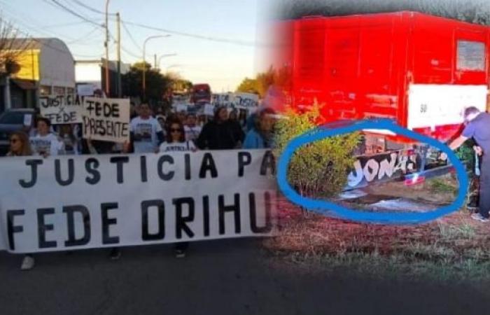 Sie marschierten, um Gerechtigkeit für Federico Orihuela zu fordern