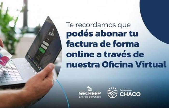 Eres Chaco – Secheep erinnert sich an die Gültigkeit des virtuellen Büros und anderer Kanäle zur Bezahlung von Rechnungen