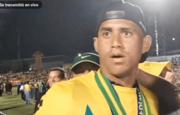 Ungehört! Die Medaille wurde einem Spieler aus Bucaramanga gestohlen und alles war auf Video