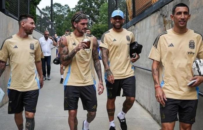 5 Perlen aus dem Training der Nationalmannschaft in Atlanta: die wütende Pose von Dibu Martínez, die Akrobatik von Garnacho und die „Bestrafung“ von Di María