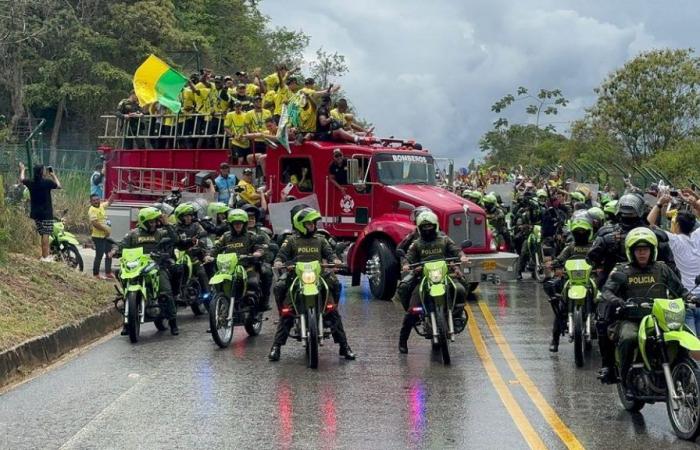 Die Nationalpolizei engagiert sich für den Empfang des Club Atlético Bucaramanga – CorrillosR