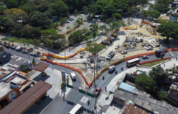 In Carabobo Norte in Medellín kommt es zu Straßensperrungen