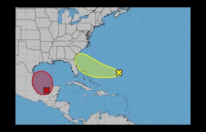 NHC überwacht zwei Gebiete im Golf von Mexiko und östlich von Florida – Telemundo Miami (51)