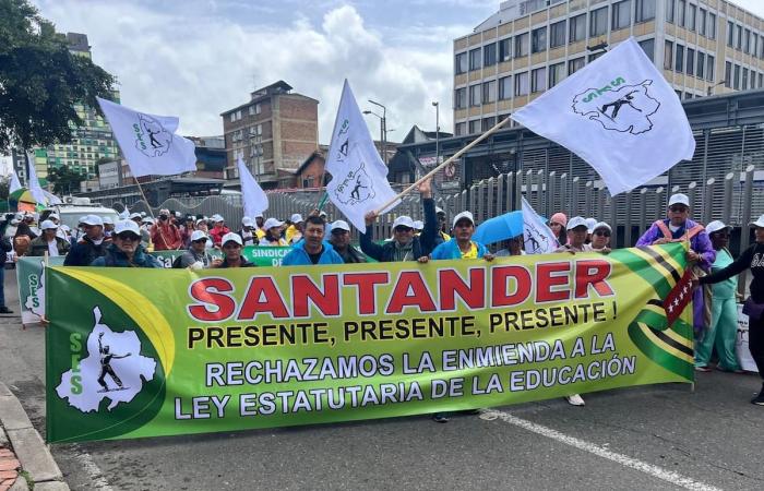 Lehrer riefen zu zweitägigen Demonstrationen in Bucaramanga und verschiedenen Gemeinden von Santander auf