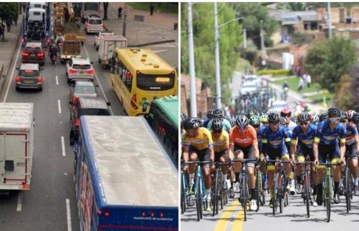 Die Schließung der 80. Straße wird an diesem Montag die Mobilität bei der Vuelta a Colombia beeinträchtigen