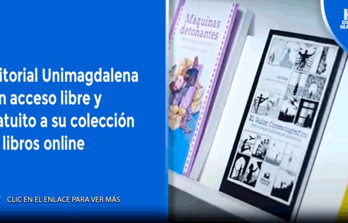 Editorial Unimagdalena mit kostenlosem Zugang zu seiner Online-Buchsammlung