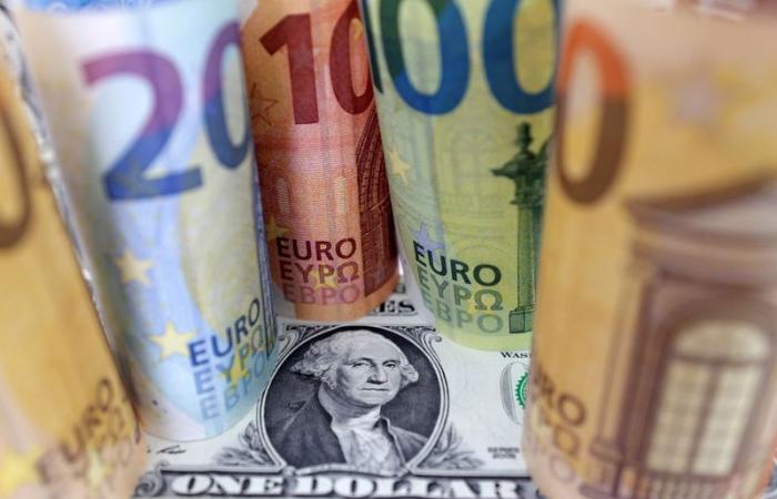 Der Dollar steigt, während Händler auf Hinweise auf Zinssenkungen warten, und der Euro fällt