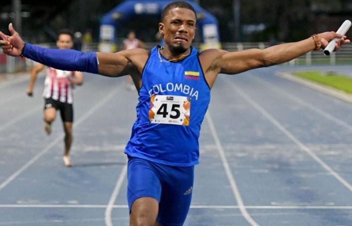 Der Athlet aus Valle del Cauca, Jhonny Rentería, qualifiziert sich mit einem nationalen Rekord über 100 Meter für Paris –