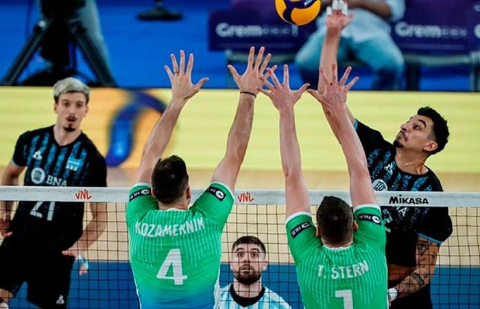 Argentinien unterlag Slowenien in der Volleyball-Nationenliga | Das Team bleibt in der Qualifikationszone für die Olympischen Spiele