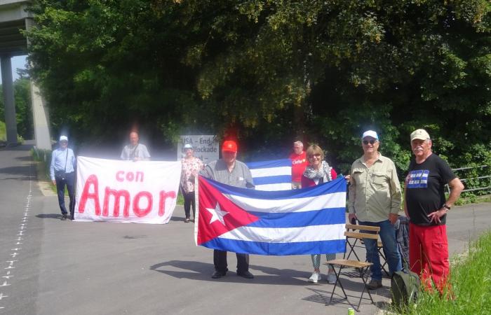 Artikel: Die Verurteilung der Blockade gegen Kuba erreichte die Kunstmesse ART Basel und das Radrennen Tour de Suisse (+ Fotos)